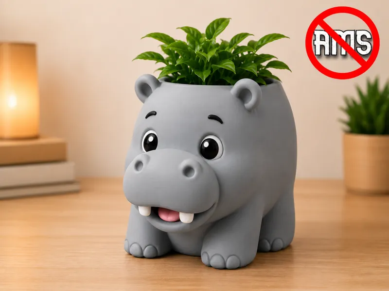 Happy Hippo Pot