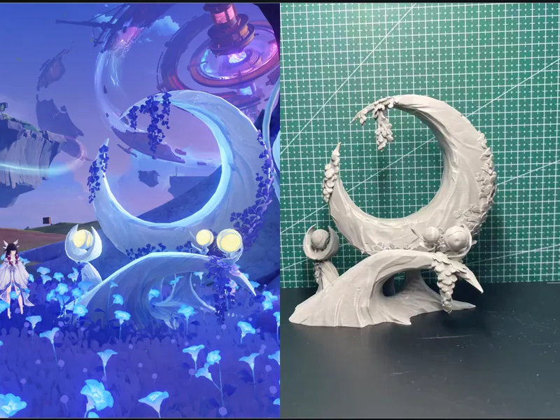 原神_哥伦比娅伴月纪闻_尘歌壶月亮椅子模型