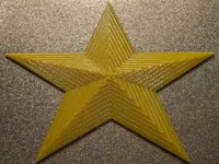 Grande étoile jaune à 5 branches — photo 2