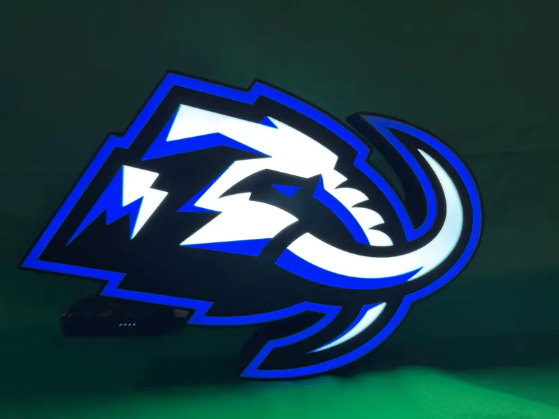 Utah Mammoth Lightbox with base