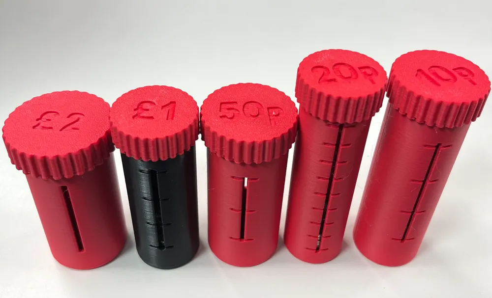 Coin Holders (UK Currency) by jdalycache MakerWorld