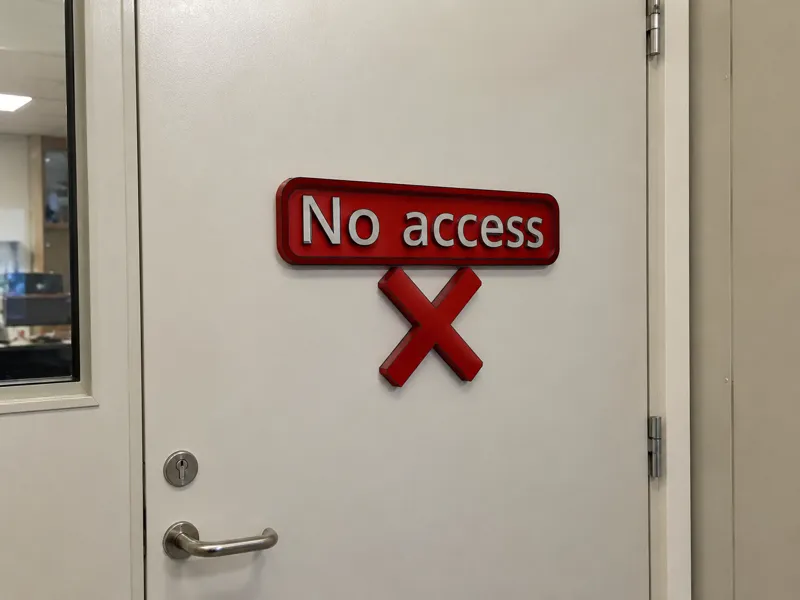 No access