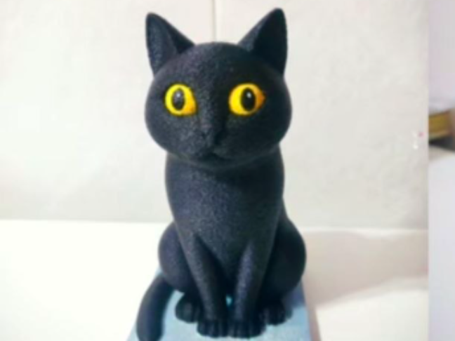 Gato Minimalista Decorativo (Sin Soportes) 