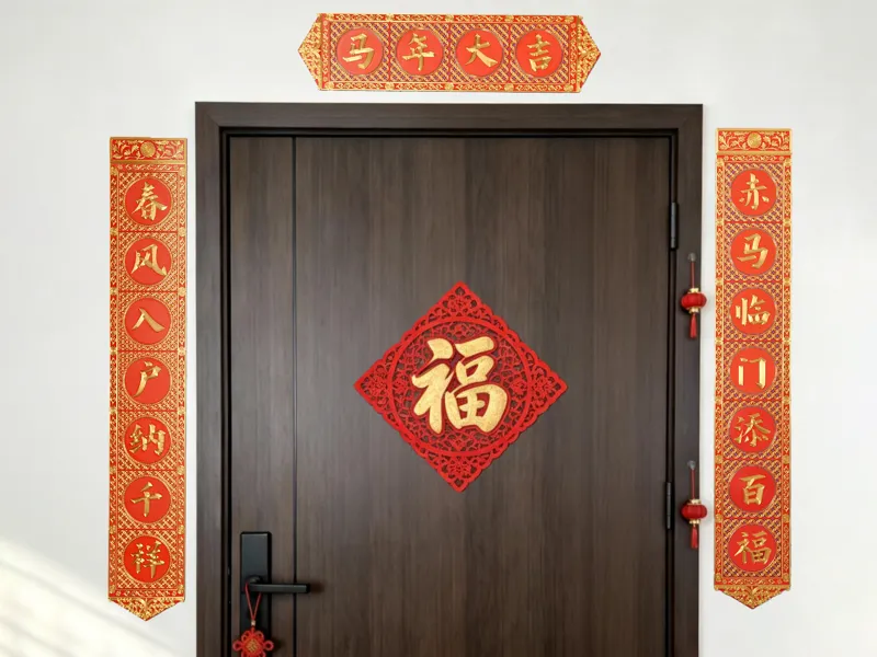 【马年年货】可定制模块化叠雕春联/对联 mini可打印/无需AMS 2026年新中式新款可拆装