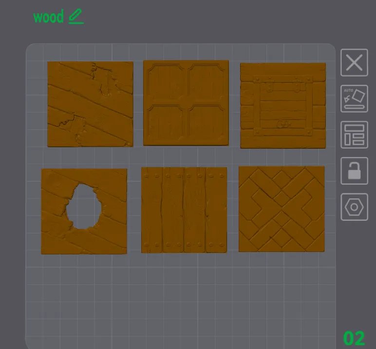 Modulare texture Tiles Part 2 - Free 3D Print Model - MakerWorld