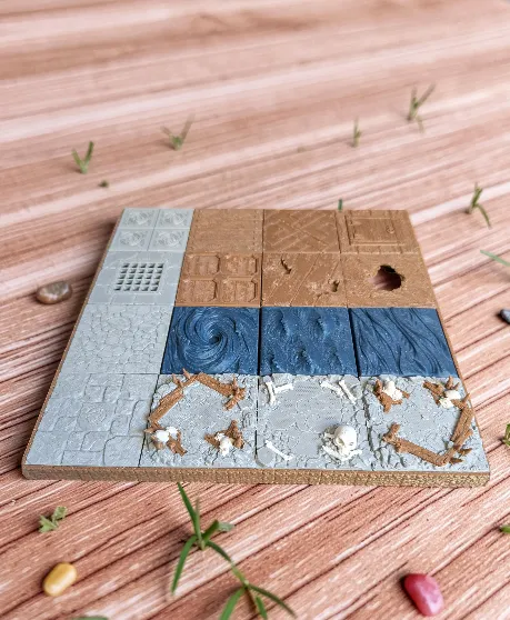 Modulare texture Tiles Part 2 - Free 3D Print Model - MakerWorld