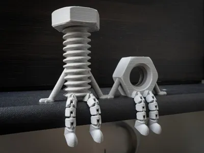 Articulated Hex Bolt & Nut 