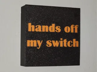 UK light switch cover for home automation