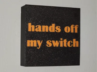 UK light switch cover for home automation