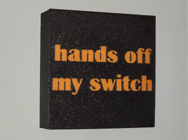 UK light switch cover for home automation