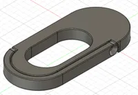 Breite Version des Tischhakens