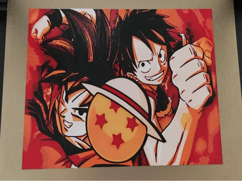 One piece and goku