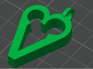 heart keychain