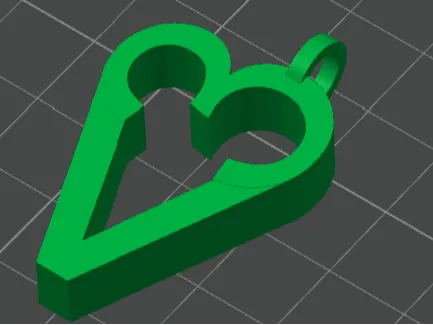 heart keychain