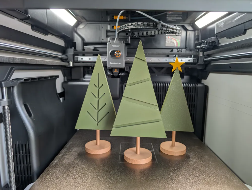 Modern Minimalist Christmas Trees - Free 3D Print Model - MakerWorld