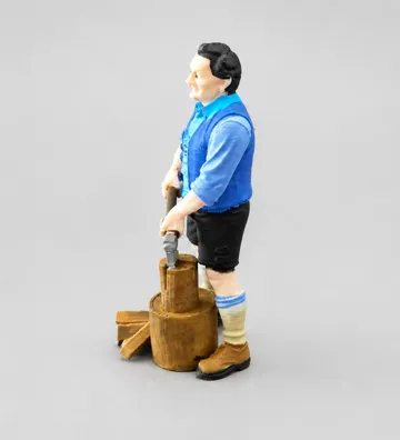 Modelo para impresión 3D: bayerischer Holzarbeiter für LGB-Gartenbahn 1:22,5 — vista de referencia 5