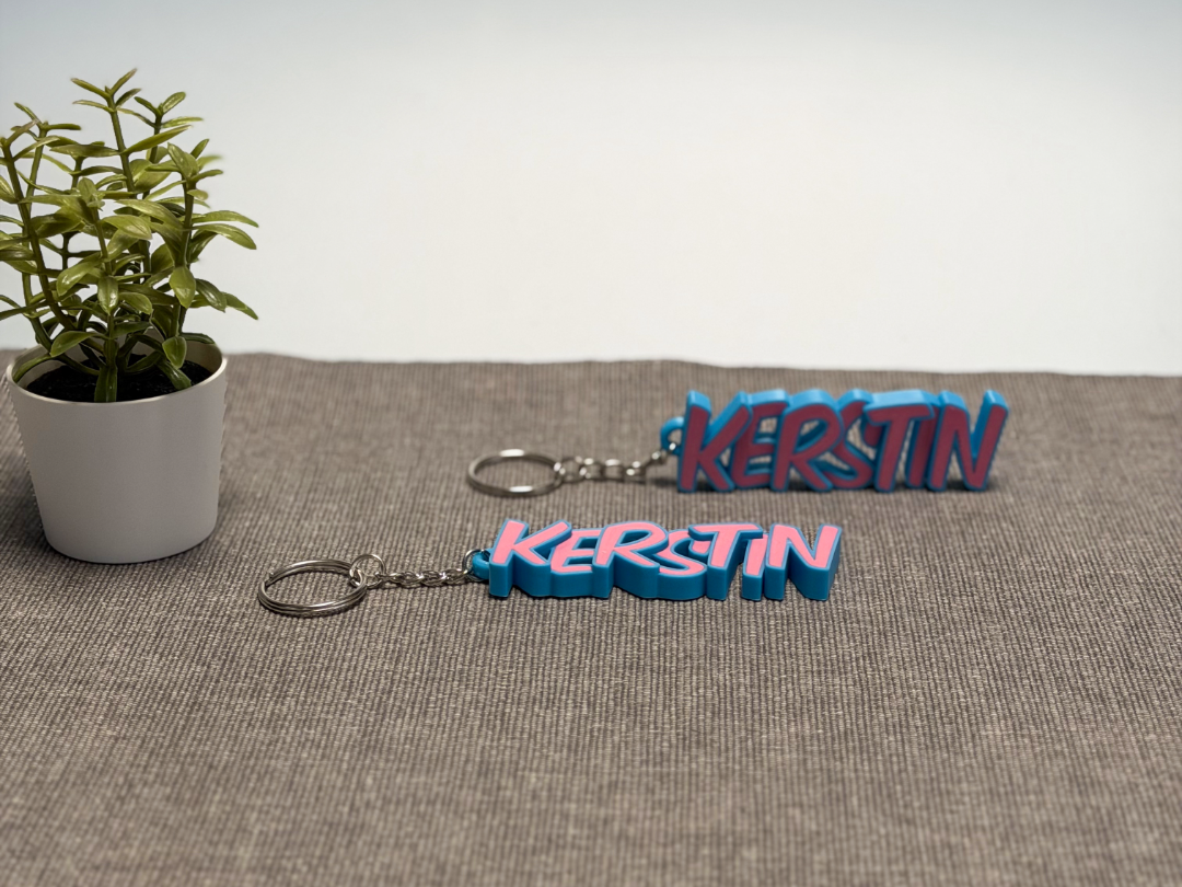 Schöner Schlüsselanhänger mit dem Namen Kerstin