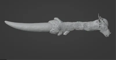 Dinosaur Tooth Dagger/Knife