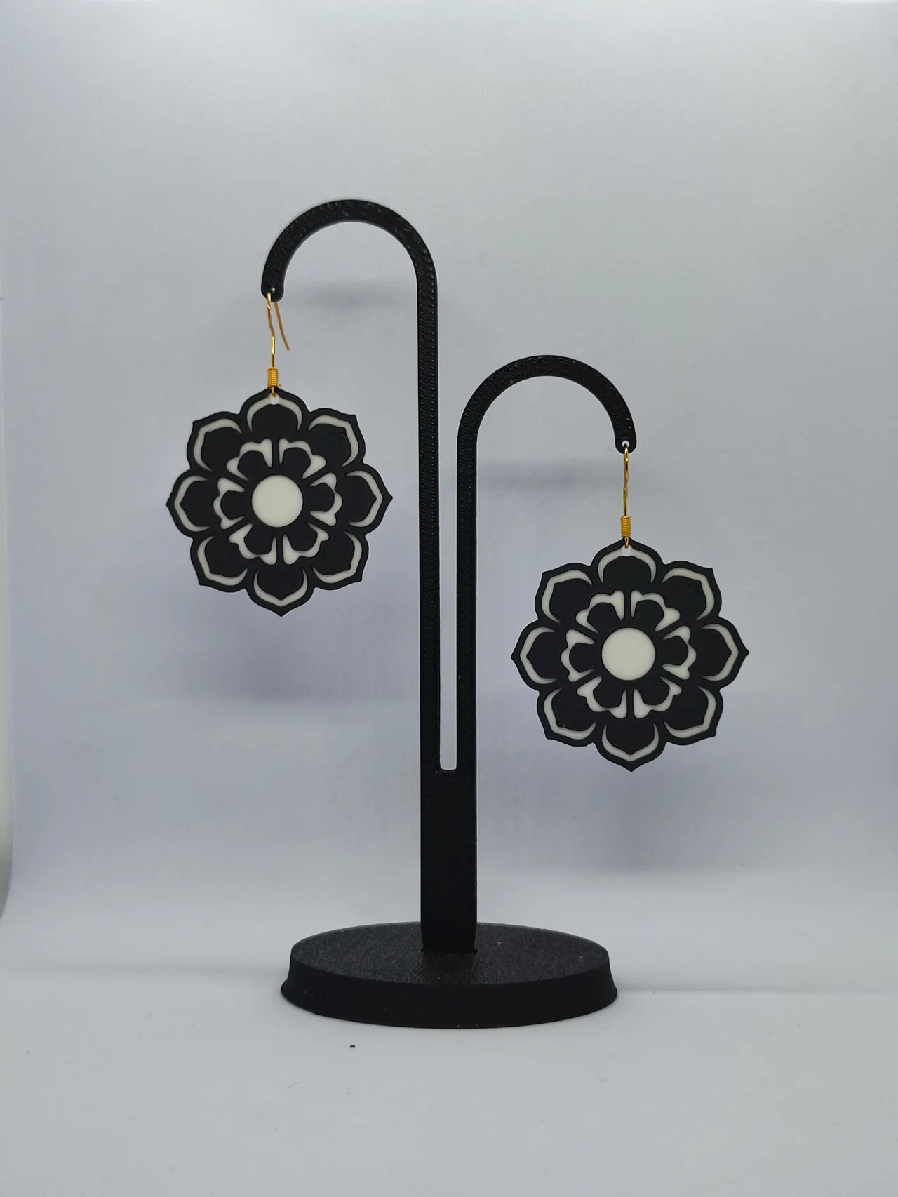 Aretes Flor de Ébano view 2