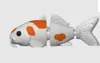 Koi Fish Multicolor Print Profile V2 Improved KEY RING