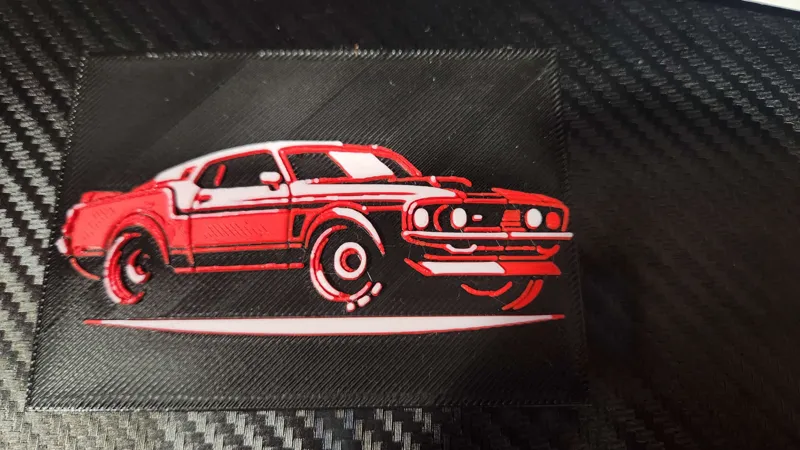 Hueforge Mustang 
