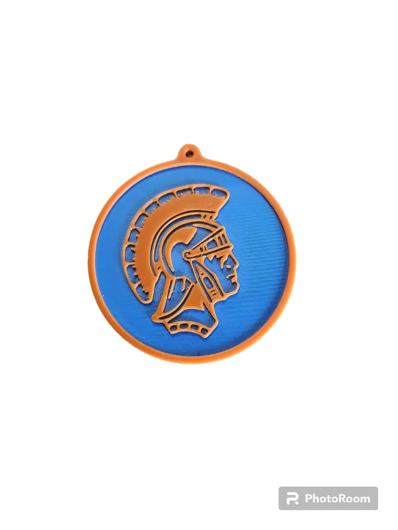 Trojan Head Ornament