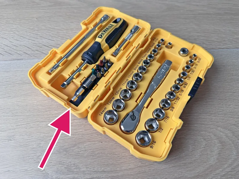 Dewalt Socket Set Impact Adapter Holder