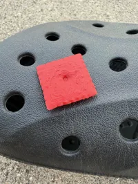Cheez-it croc charm