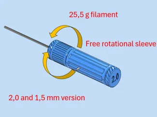 Hex screwdriver from bambu factory key