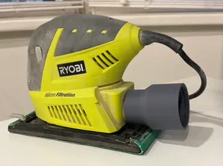 Miele vacuum to Ryobi sander adapter