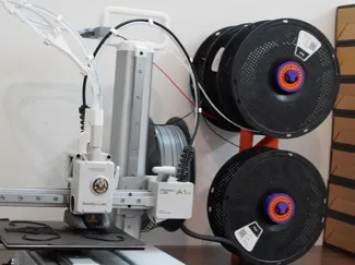 4-Spool Filament Rack Body (BMCU / MMS Compatible)