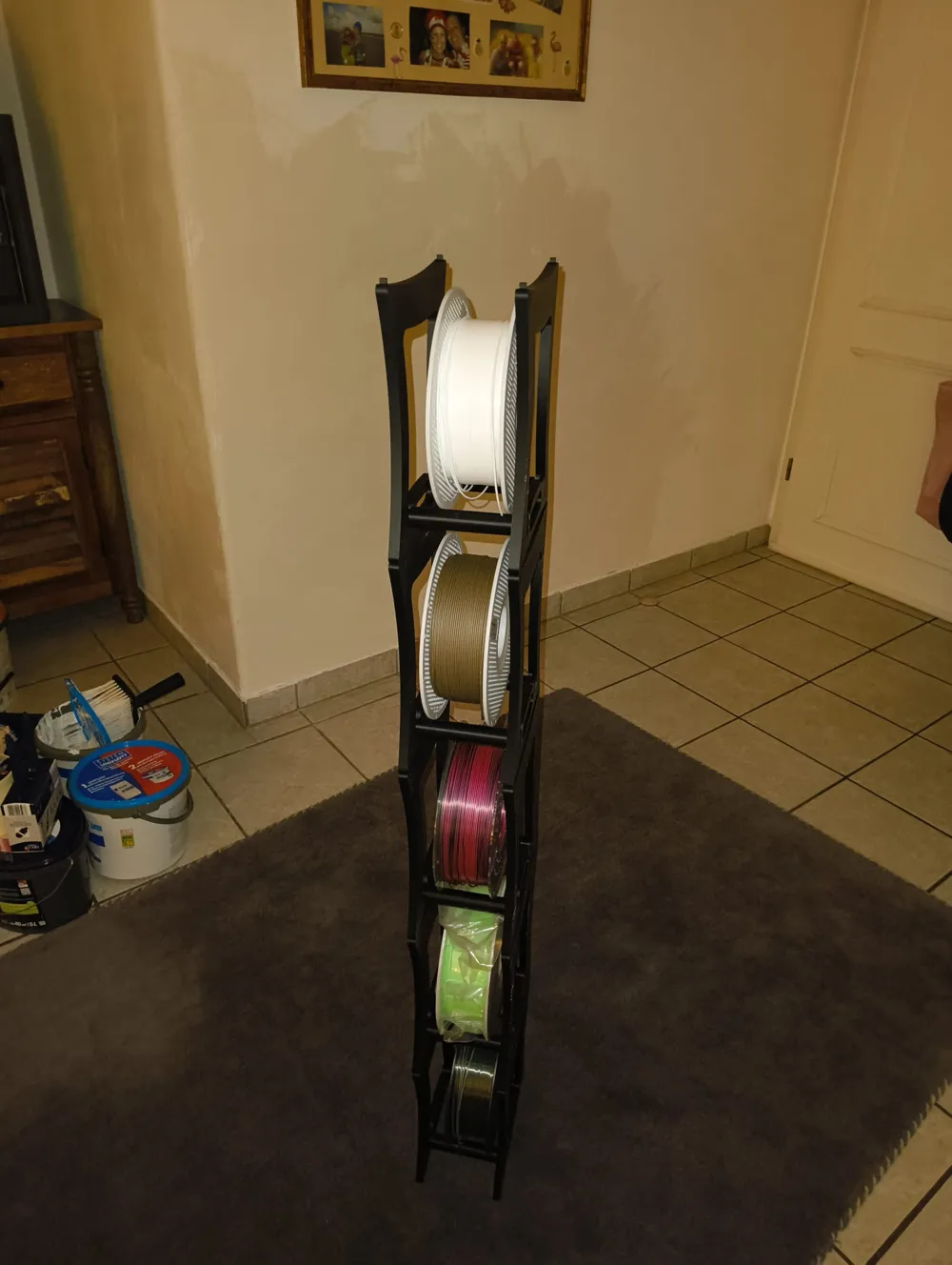 Modular filament spool storage - Free 3D Print Model - MakerWorld