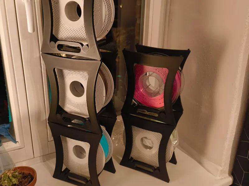 Modular filament spool storage