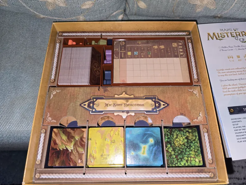 Maps of Misterra Organizer Insert