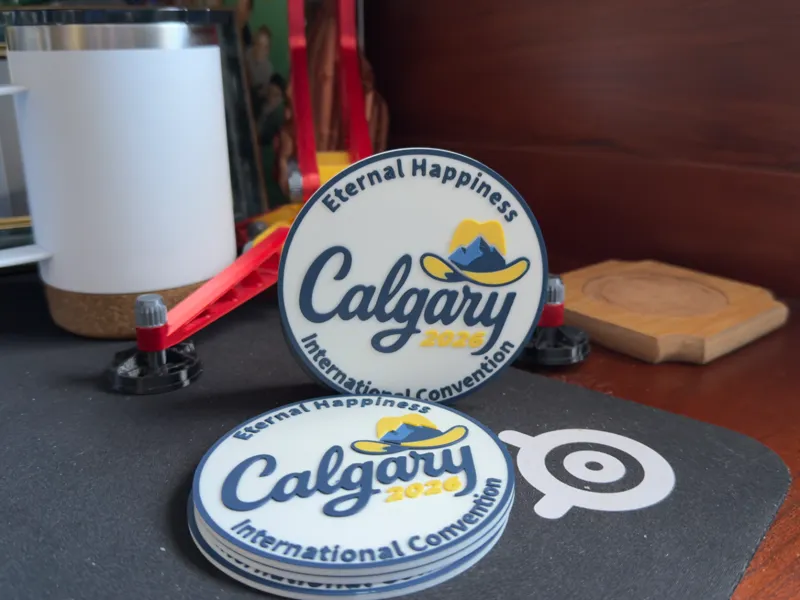 Calgary Inertnational Convention Coaster Set