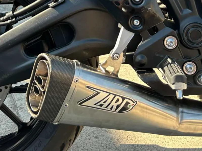 Exhaust mount for motocykle Yamaha MT07 