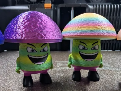 Happy mushroom clicker fidget toy - AMS version