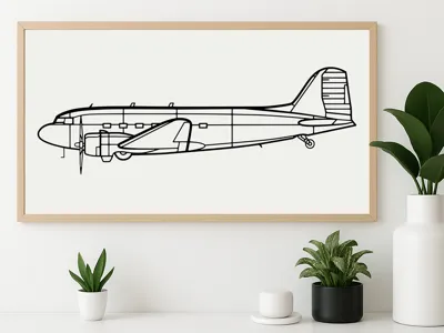 DC-3C (Silhouette)