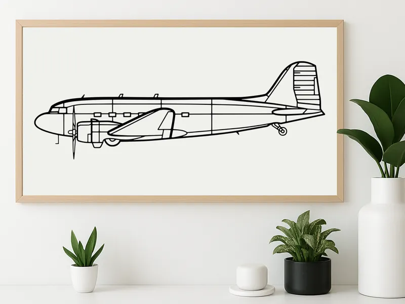 DC-3C (Silhouette)