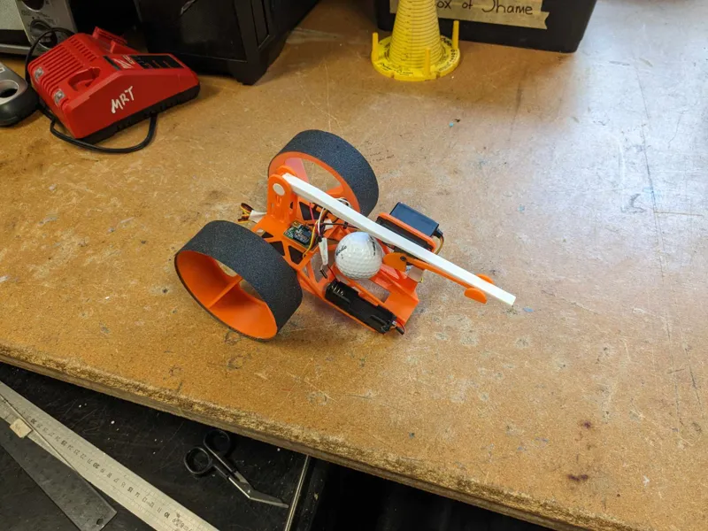 Remote-Control Obstacle Course Car