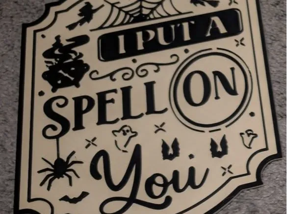 I put a spell on you wall art