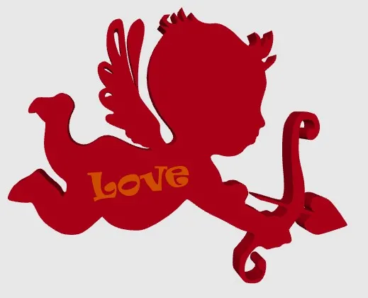 cupid ornament