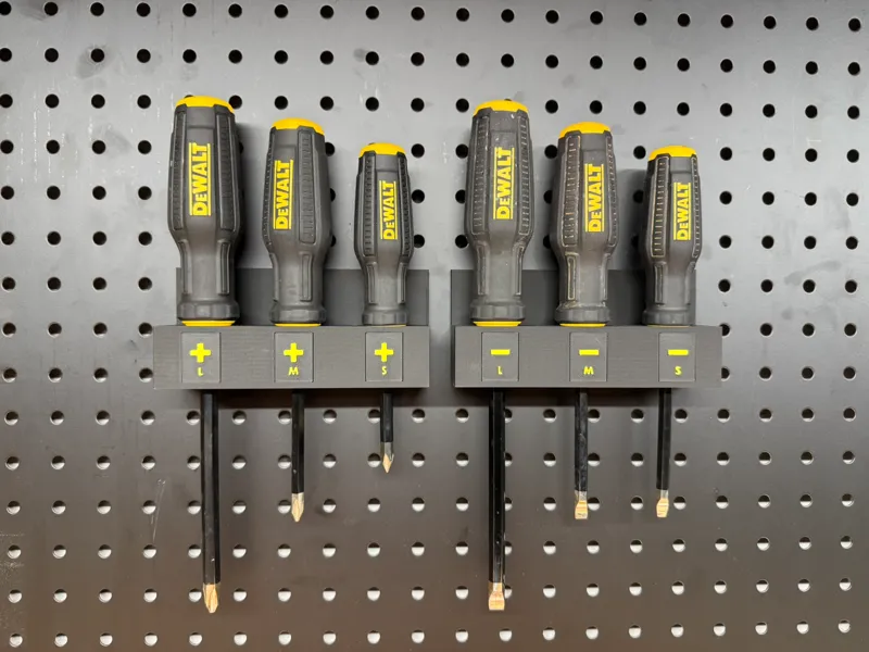 Pegboard Mount for Screwdriver Set