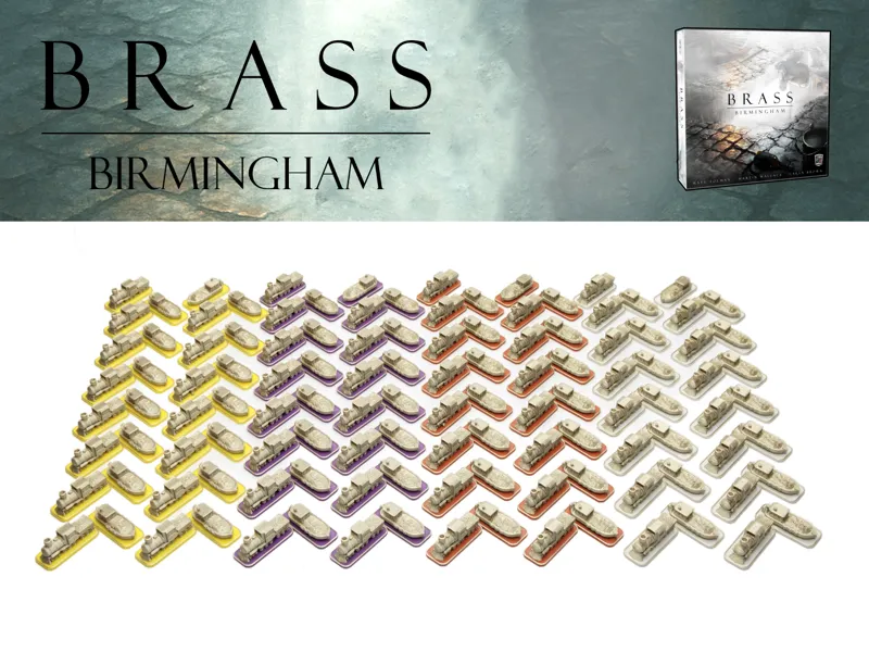 Brass: Birmingham/ Lancashire trains and boats