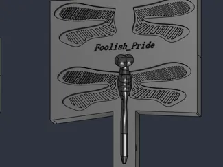 2.5 inch DragonFly Pour Mold