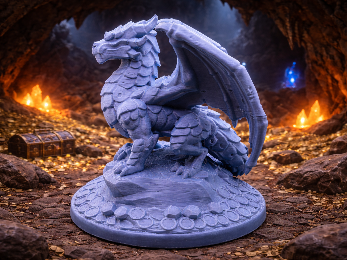 Mini Coin Hoard Dragon