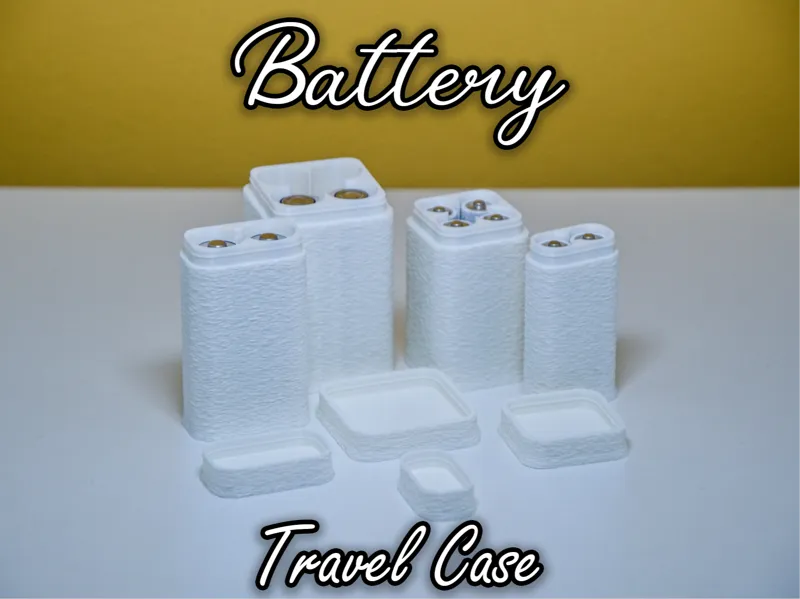 Battery travel case (AA/AAA)