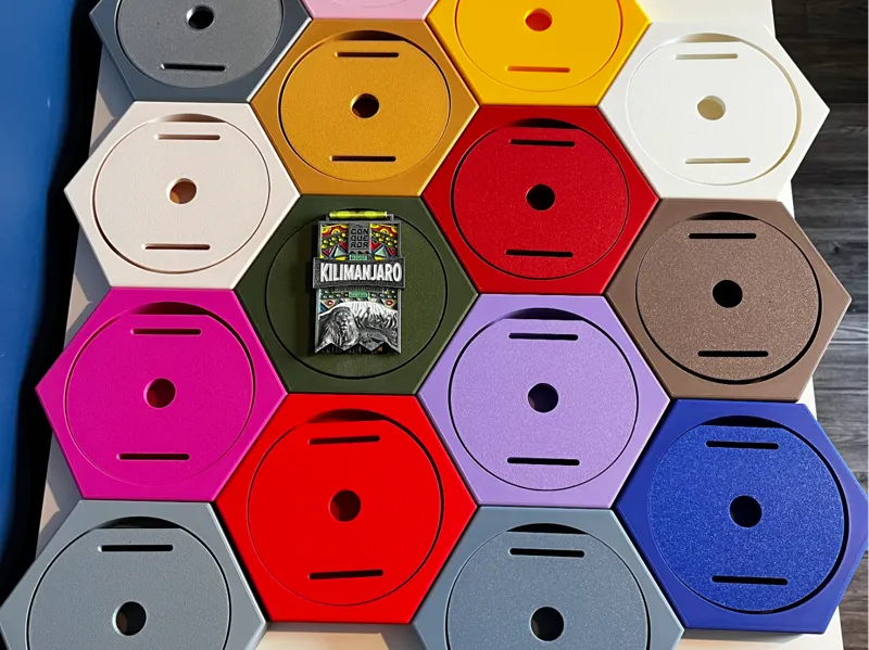 Honeycomb Medal Hanger (Improved)