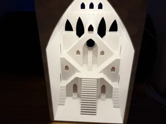 The Infinite Ascent - Staircase Maze Book Nook