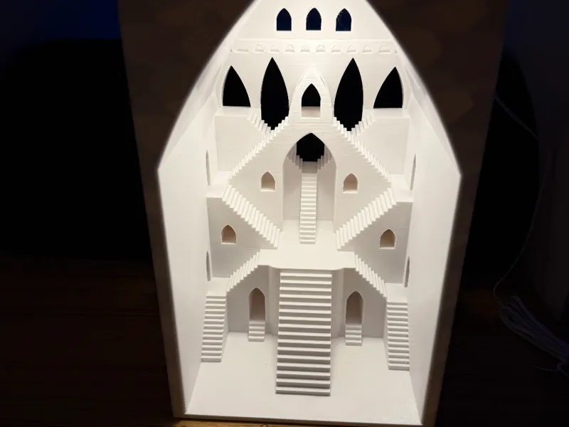 The Infinite Ascent - Staircase Maze Book Nook 